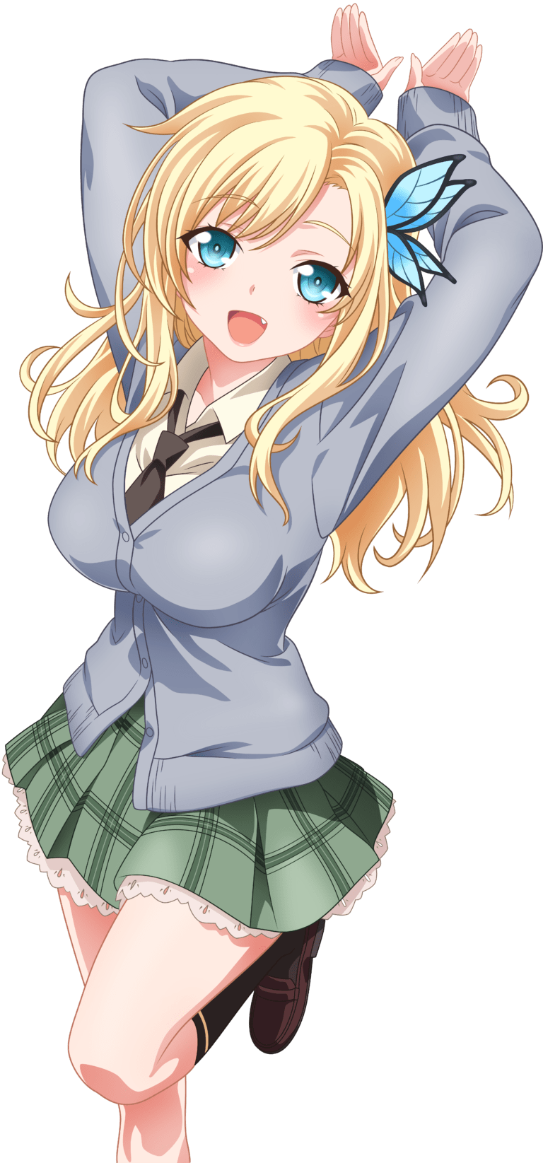 דמות מהאנימה של אישה אין לי הרבה חברים